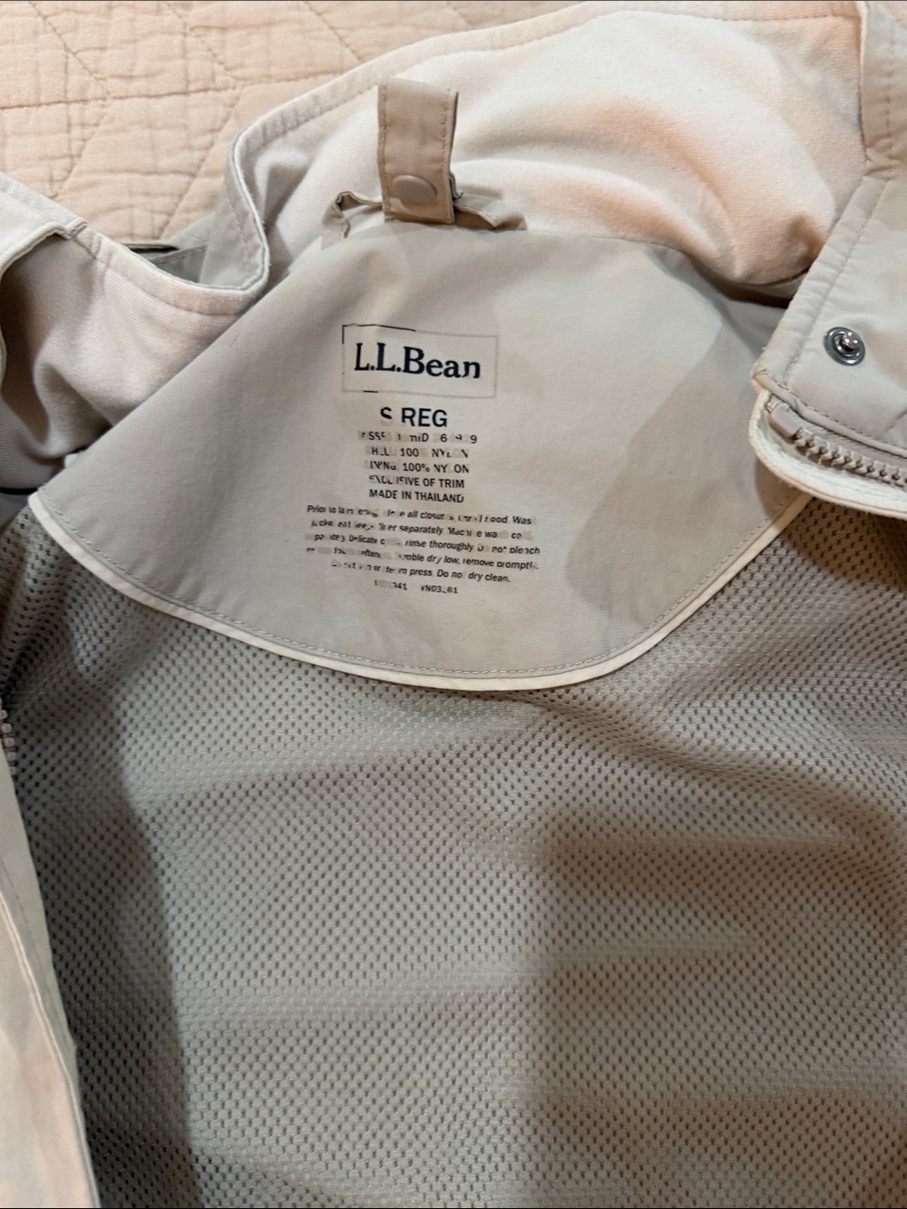 L.L.Bean Rain Jacket - Picture 2 of 2